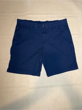 Weatherproof Men's Navy Flat-Front Shorts
